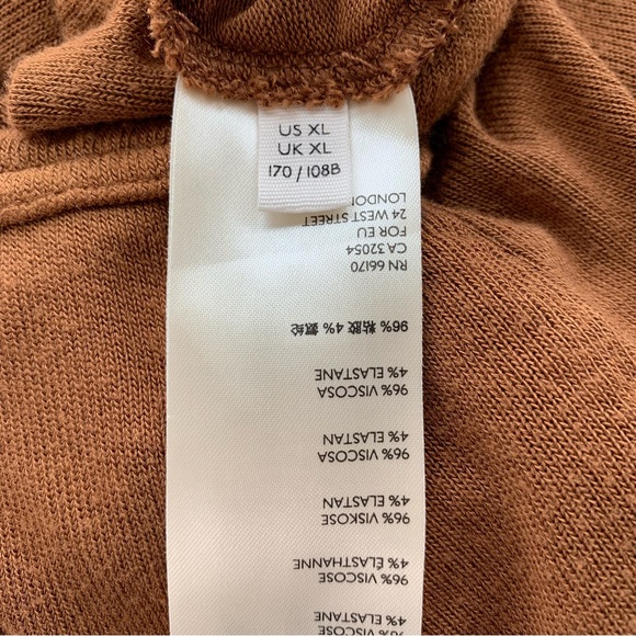 Free People My Way Cowl Neck Tank Top Draped Tie Back Size XL - Picture 7 of 9